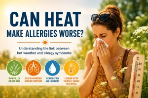 can heat make allergies worse